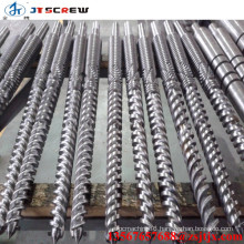 plastic extruder twin screw barrel for pipe extruder